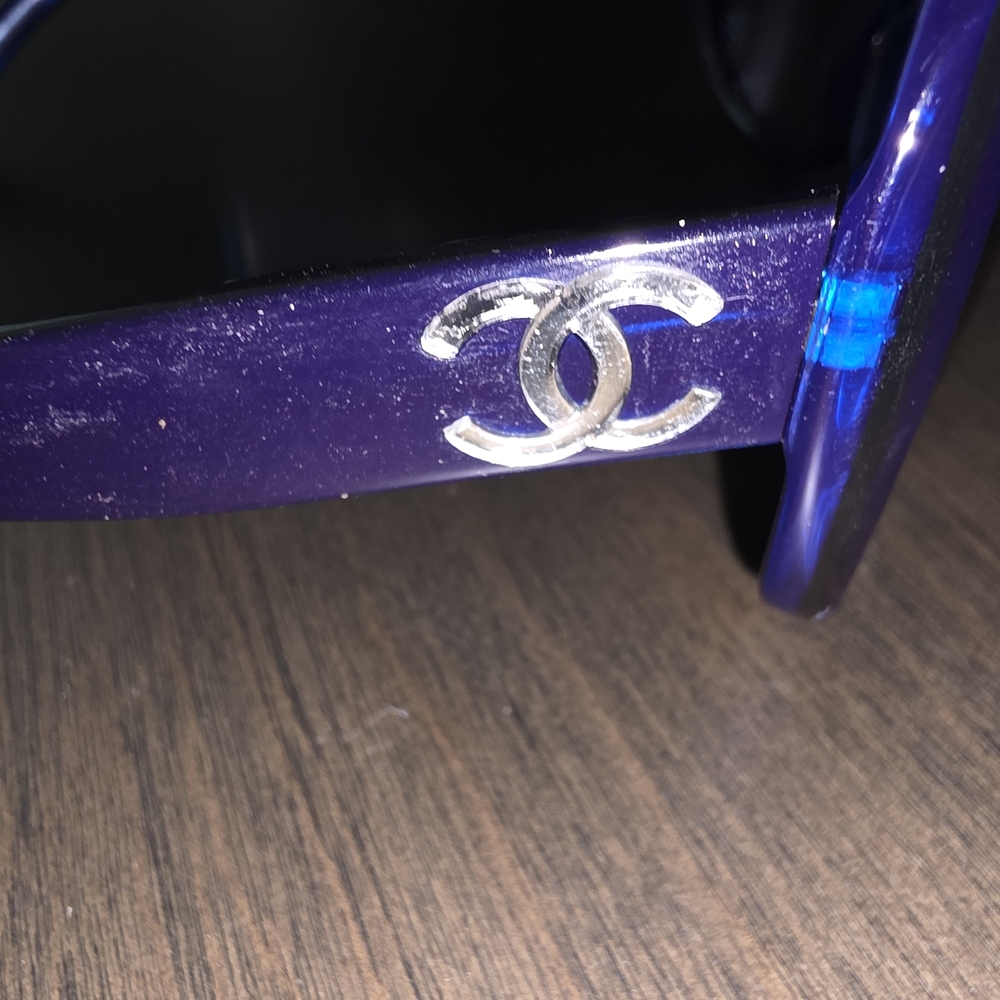 Chanel Blue Gradient Frame CC Logo Sunglasses-5183 - Picture 3 of 13